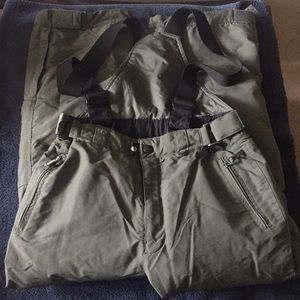 Pacific Trail Green Overall Ski Snow Pants L